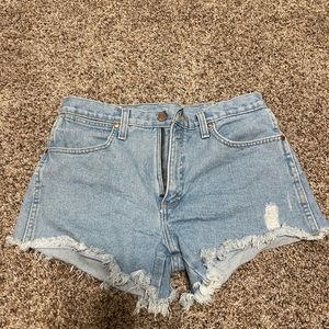Womens Wrangler Denim Shorts